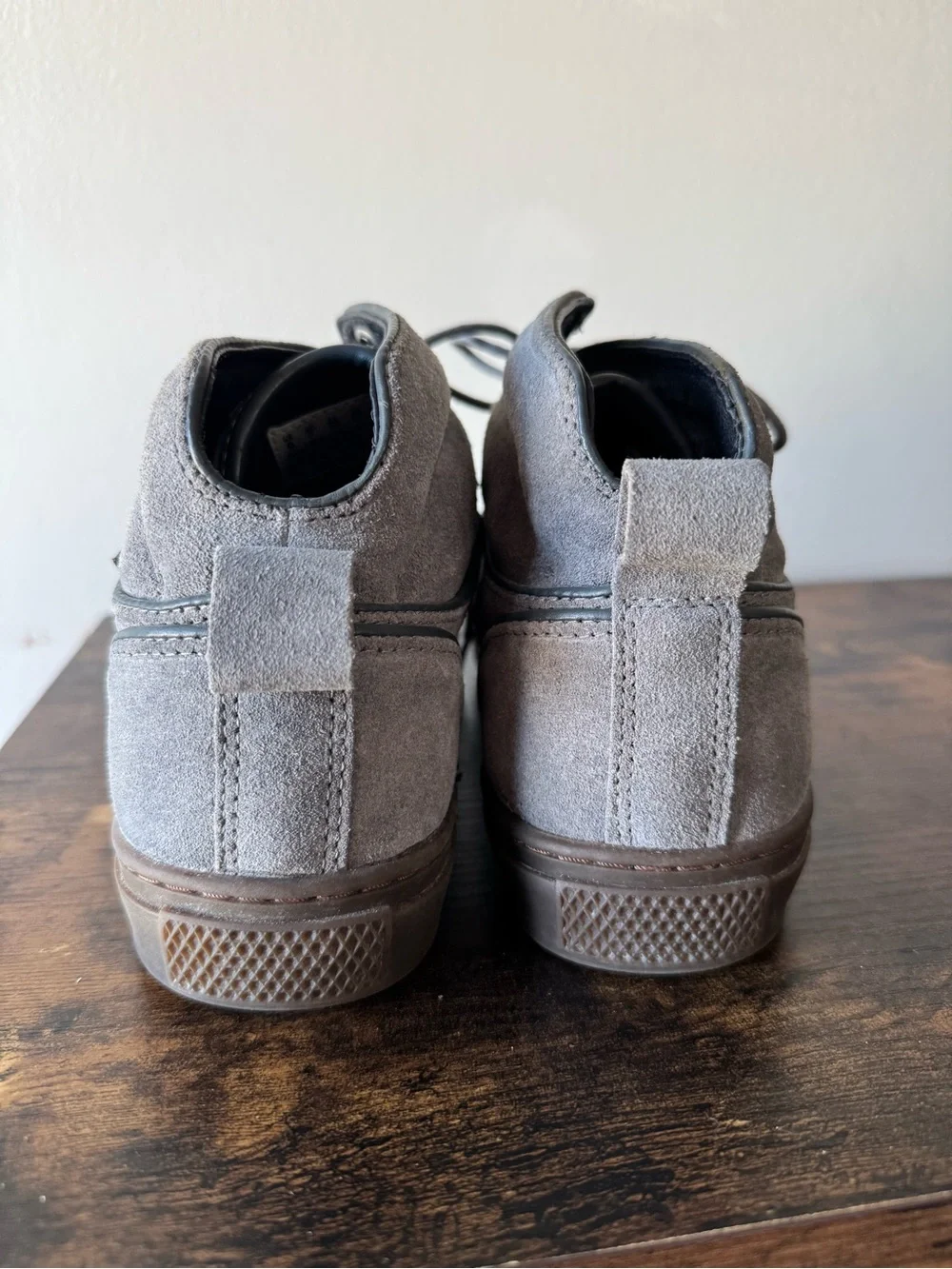 ⁠Vans OTW Collection Bedford Mens Size 9 Grey Suede Mid Top Skate Shoes
